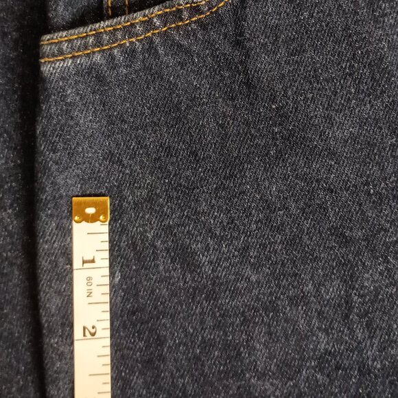 Gap Y2K Vintage High Rise Baggy Dark Blue Denim Jeans Juniors Size 9/10 - Picture 8 of 14